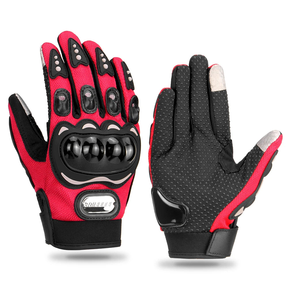 Motorcycle Gloves Full Finger Breathable Touch Screen Off Road Riding Gloves
