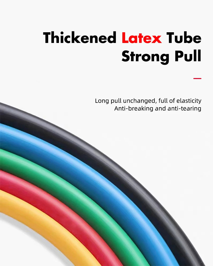 Exercise Resistance Bands Set for Strength Training at Home