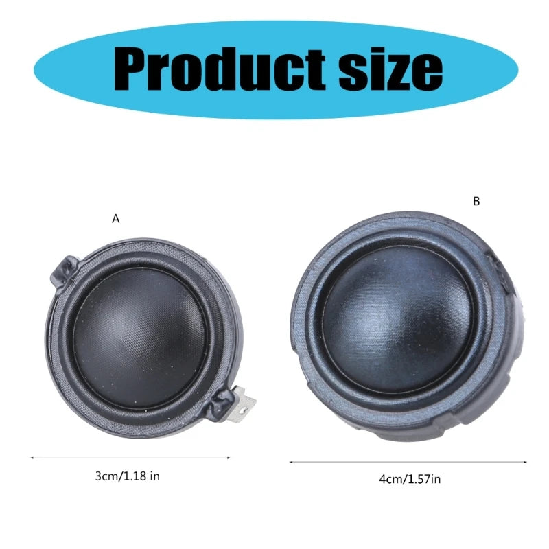 Profession High Efficiency Loudspeaker Silk Domes Tweeter 6Ohm High Sound Quality Speakers for Multimedia Stereo Setups