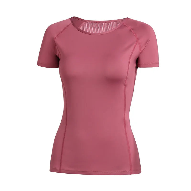 Women's Seamless Long Sleeve Yoga Top - Thumbhole Slim Fit Gym Shirt