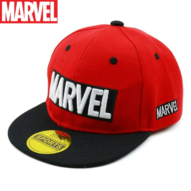 Marvel Anime Kids HipHop Cap – Cartoon Snapback Sun Hat for Boys & Girls
