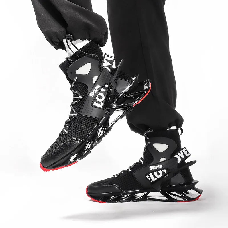 Elite Racer Series - Luxury Breathable Performance Sneakers - Men's Urban Fashion Trainer - SKU-CODE