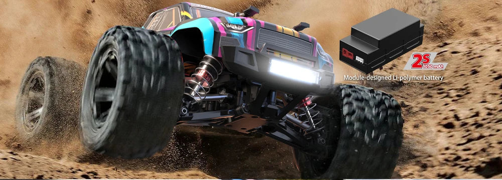 MJX Hyper Go 16207 Brushless Rc Car 70KM/H High Speed Remote Control Truck 1/16 2.4G 4WD Racing Car Off-Road  Drift Cars - trendingshoping.com