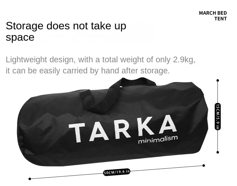 TARKA Camping Bed Inner Tent Insect Prevention Mesh Tent For Summer Hiking One Person Use