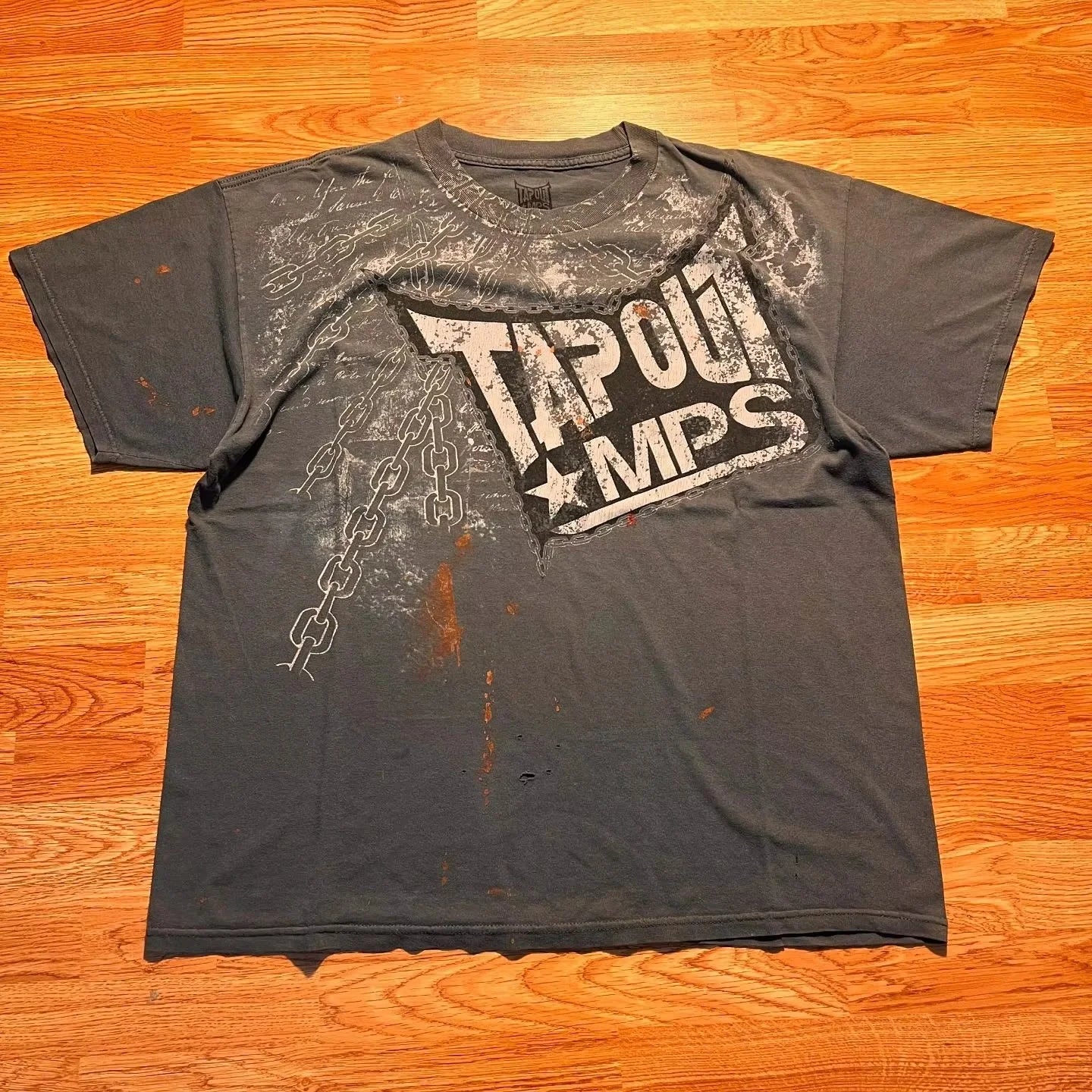 New Tapout Series T-Shirts Unisex Retro American Gothic Summer Casual Tops Hip-Hop Punk Printing Street Clothes