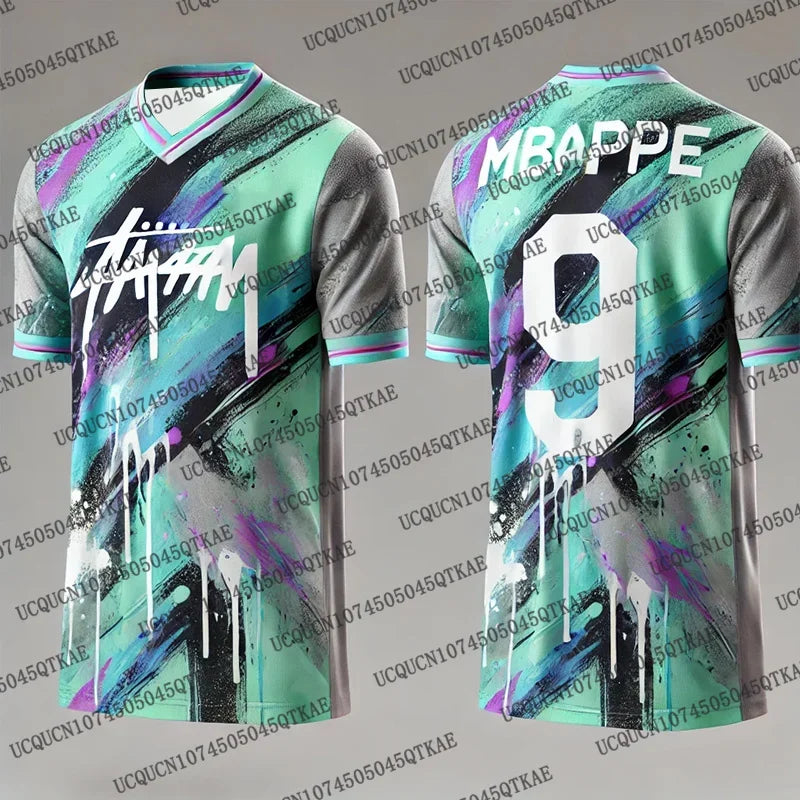 Football Sports T Shirt Number 9 Breathable Training Jersey