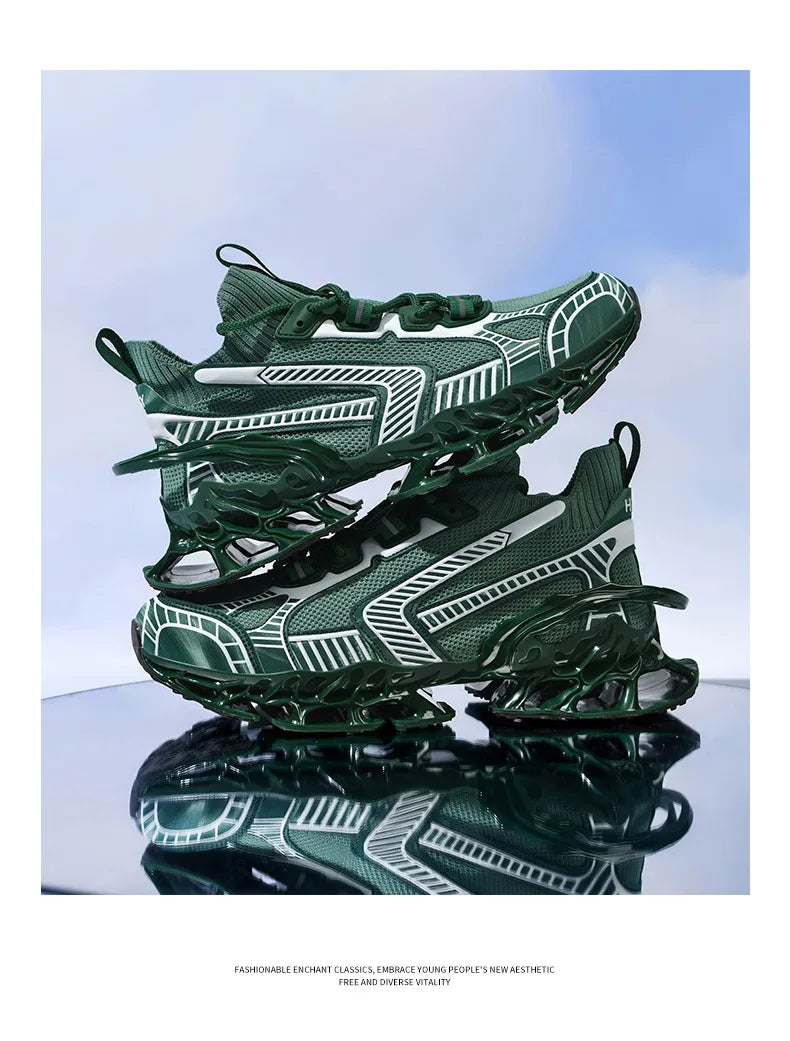 Elite Racer Series - Luxury Breathable Performance Sneakers - Men's Urban Fashion Trainer - SKU-CODE