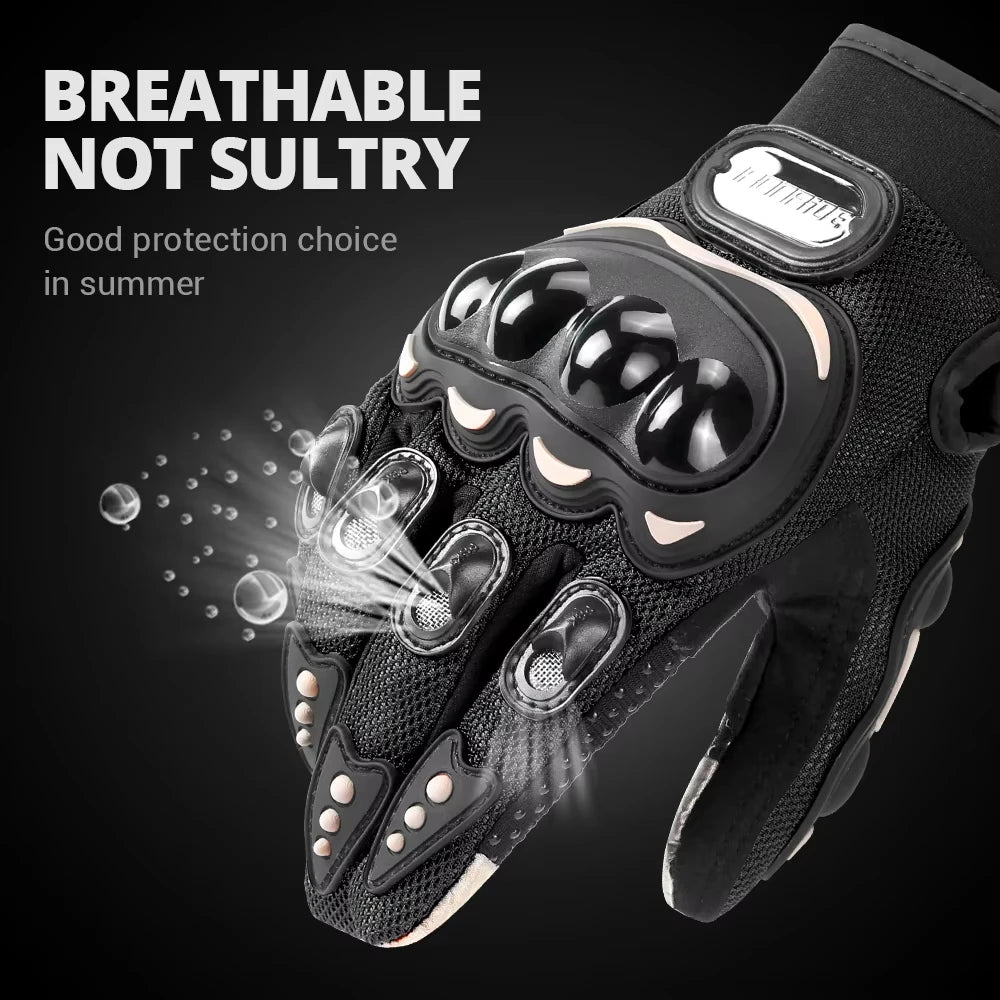 Motorcycle Gloves Full Finger Breathable Touch Screen Off Road Riding Gloves