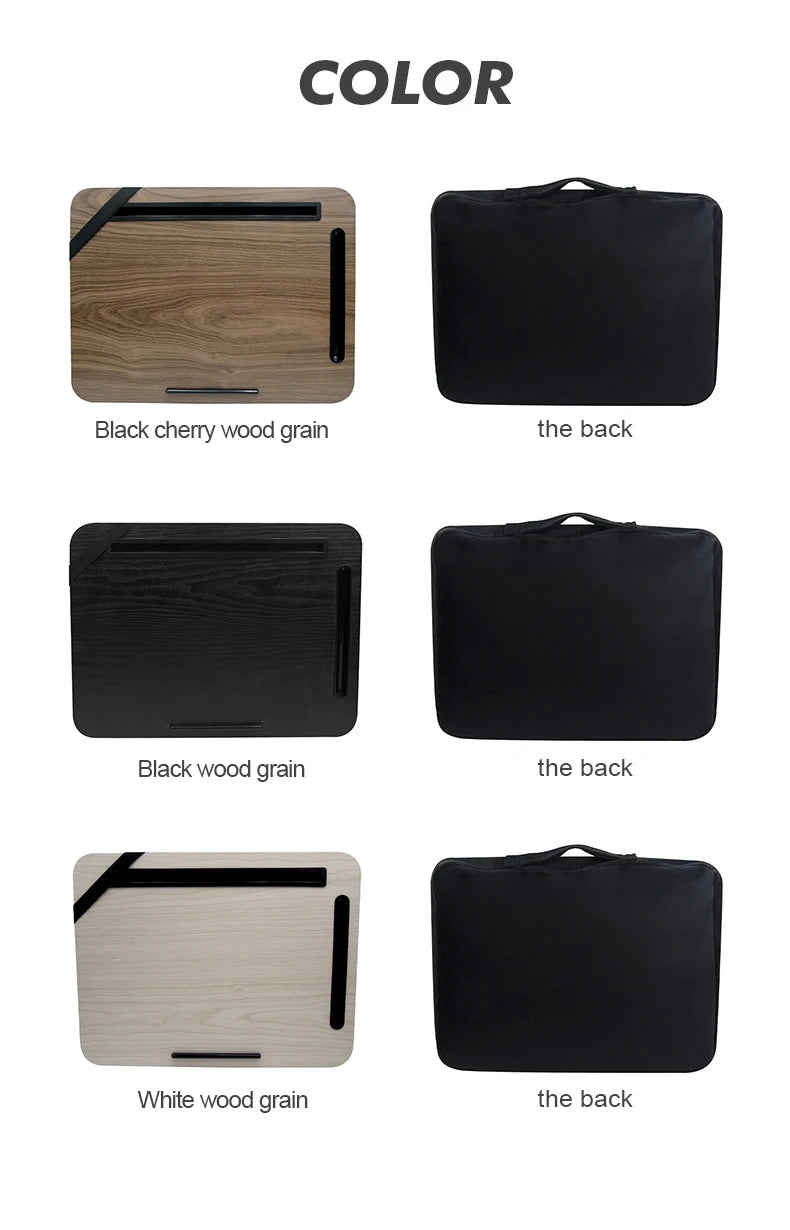 Laptop Desk Lazy Person Laptop Desk Portable With Handheld Ipad Slot Phone Slot Suitable For Bed Sofa Car - trendingshoping.com