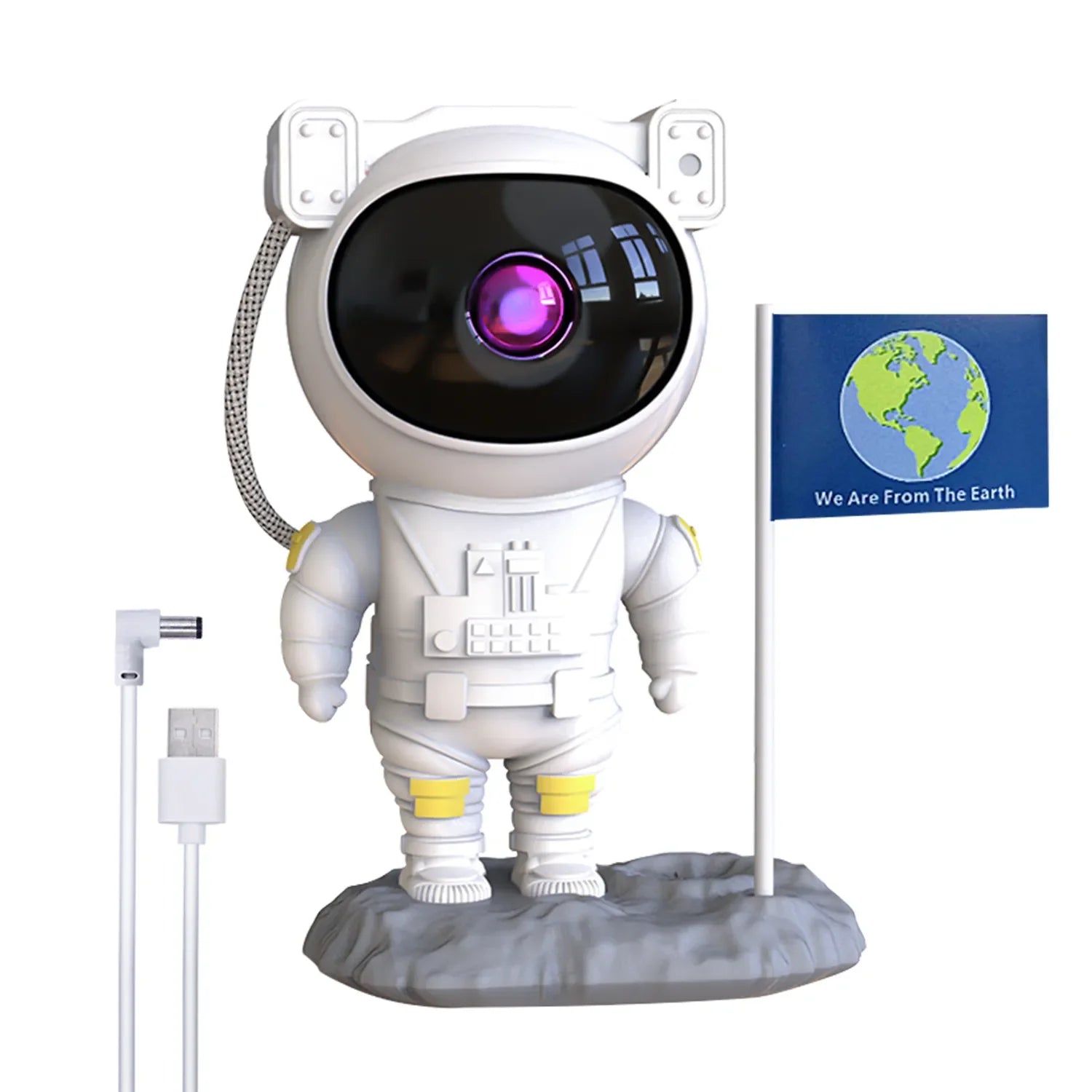 Astronaut Star Projector with Bluetooth Speaker – Nebula Night Light for Bedroom Aesthetic