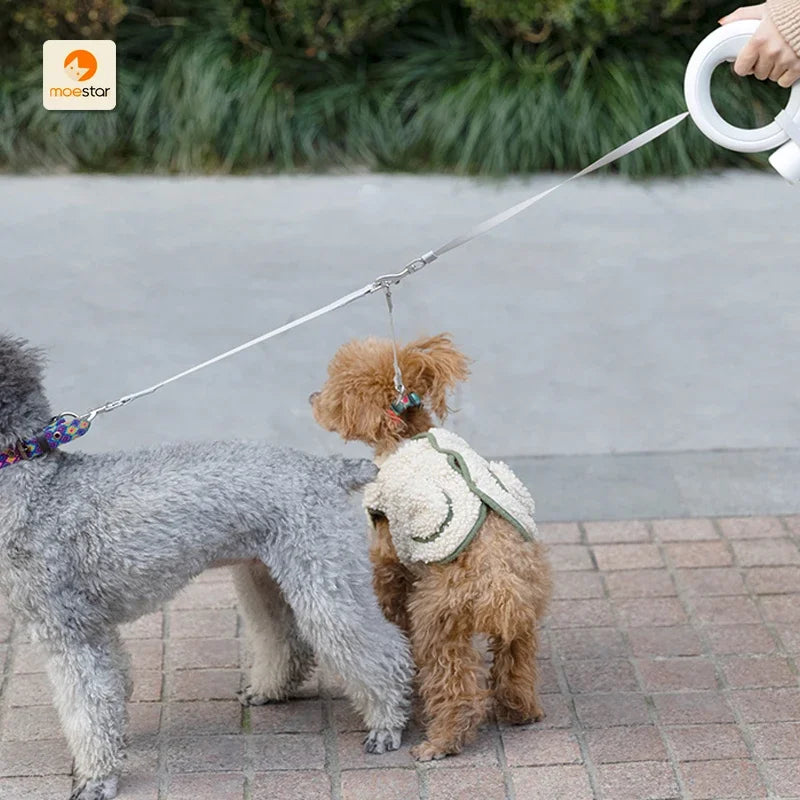 Pet Leash Poop Bag Dispenser Extension Belt with Bags