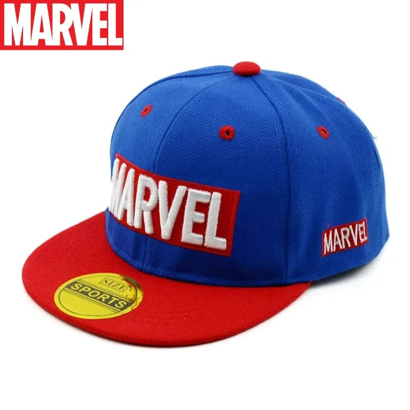 Marvel Anime Kids HipHop Cap – Cartoon Snapback Sun Hat for Boys & Girls