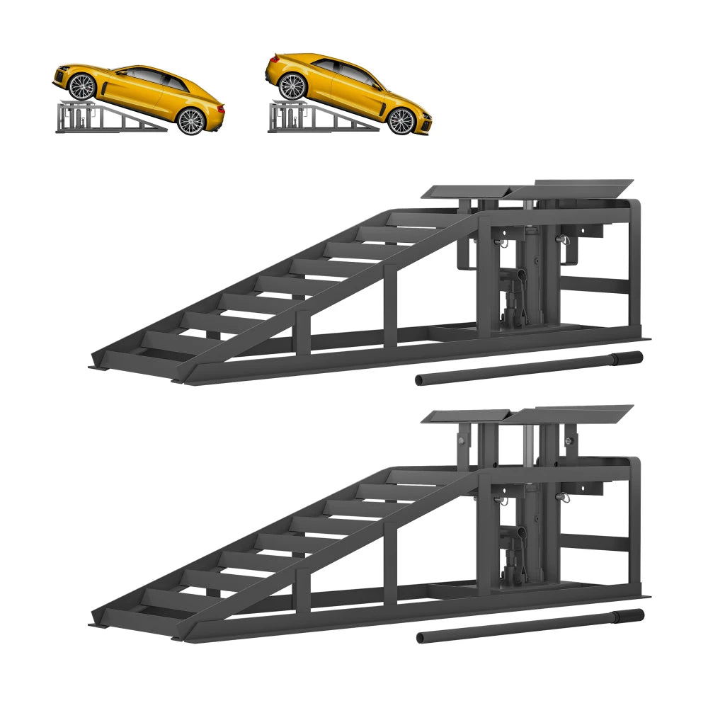 [Shipping within EU in 3-5 days] 2T/3T/5T, 2pcs Car Loading Ramp Height Adjustable Ramp Jack, Loading Ramp Set Lifting Platform - trendingshoping.com