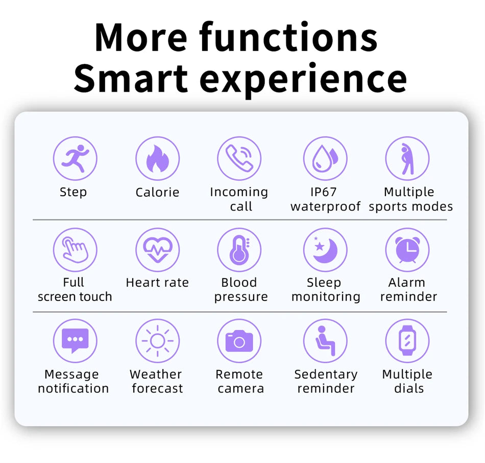 LIGE Smart Watch for Women & Men – Full Touch Screen, Bluetooth 5.2 Call, Waterproof Sports Fitness Tracker IP67 ZL02