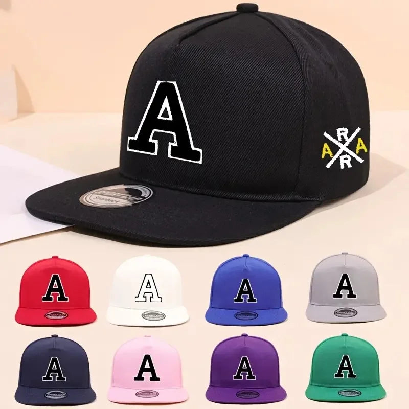 Hip Hop Letter Embroidered Baseball Cap – Adjustable Sun Hat for Men & Women