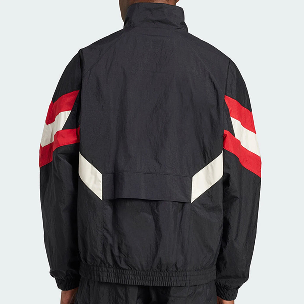 Originals Archive Patchwork Track Jacket - Mixed-Material Stand Collar IS6525 - Retro Sport Windbreaker