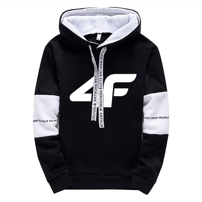 Men’s Hooded Tracksuit Sweatshirt – Long Sleeve Casual Activewear for Jogging & Daily Wear