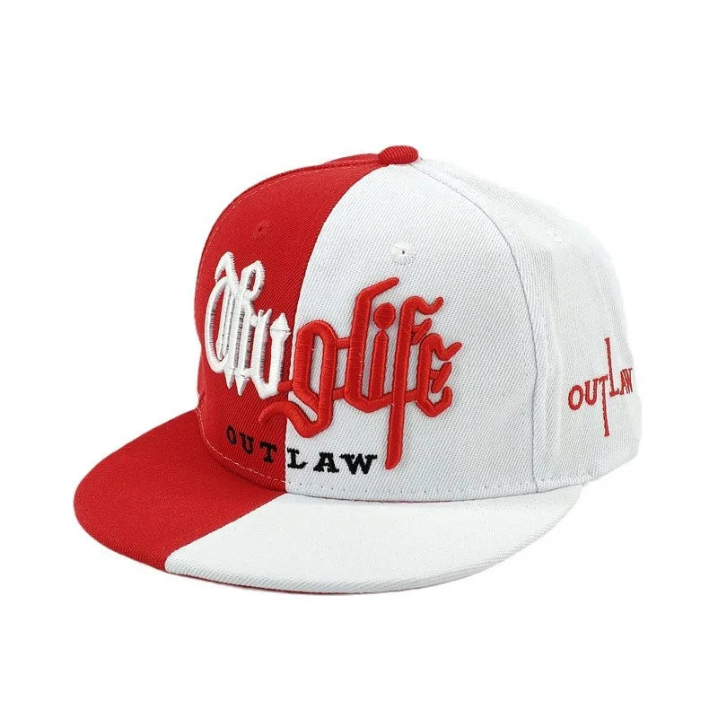 Fastball Embroidery HipHop Baseball Cap – Adjustable Snapback Hat for Adults