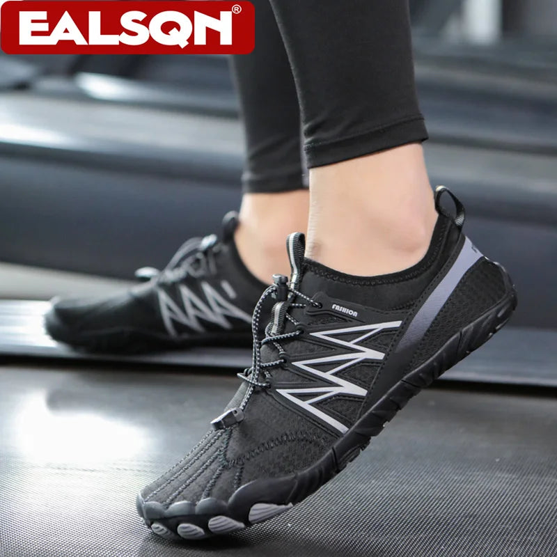 Men’s Lightweight Barefoot Running Shoes Quick-Dry Water Shoes for Training Swimming Gym