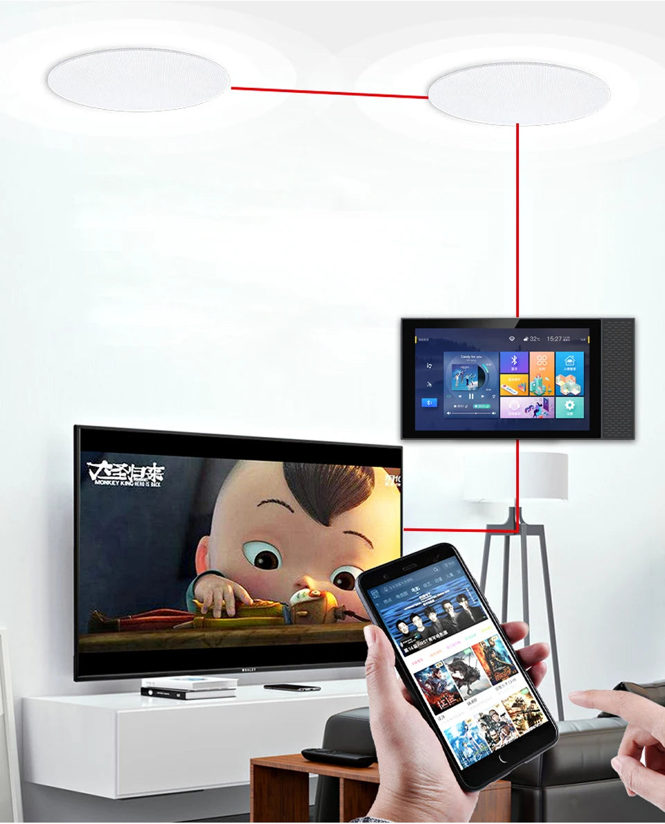 Tuya Smart Home Control Panel Controls All Tuya Smart Products Such As Home Smart Speakers and Lights Smart Home Automation