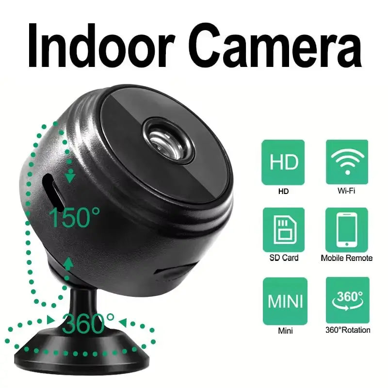 Smart Home Safety Wireless Security A9 HD Wifi Monitor Surveillance Cameras with Sensor Camcorder Web Video for Remote Access