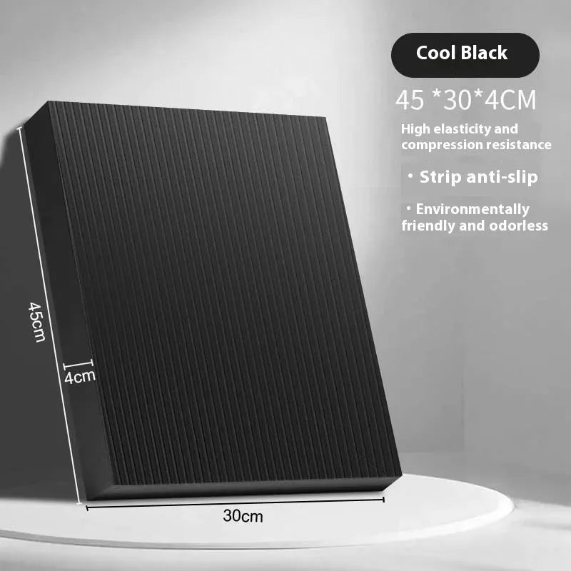 Thick Yoga Mat Home Workout Balanced Gymnastics Mat Pilates Accessories Non Slip Abdominal Wheel Assisted Kneeling Pad Gym