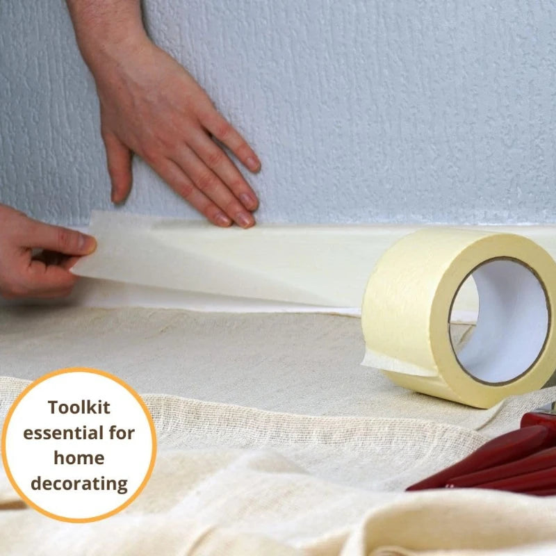 3-Pack Masking Tape 2in x 55yd | General Purpose Multi-Surface Tape for Painting & Craft