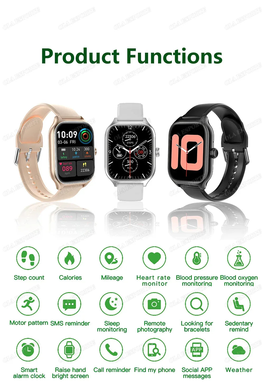 1.83'' Smart Watch for Android & iOS – HD Display, Bluetooth Call, Message Alerts, Music, Sports Modes for Men & Women Gift - trendingshoping.com