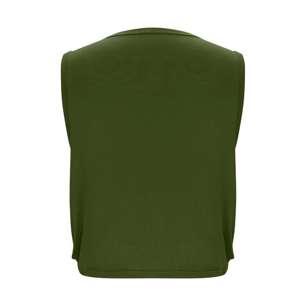 Women’s Sleeveless Yoga Top Breathable Workout Tank Crop Top Athletic Running Vest