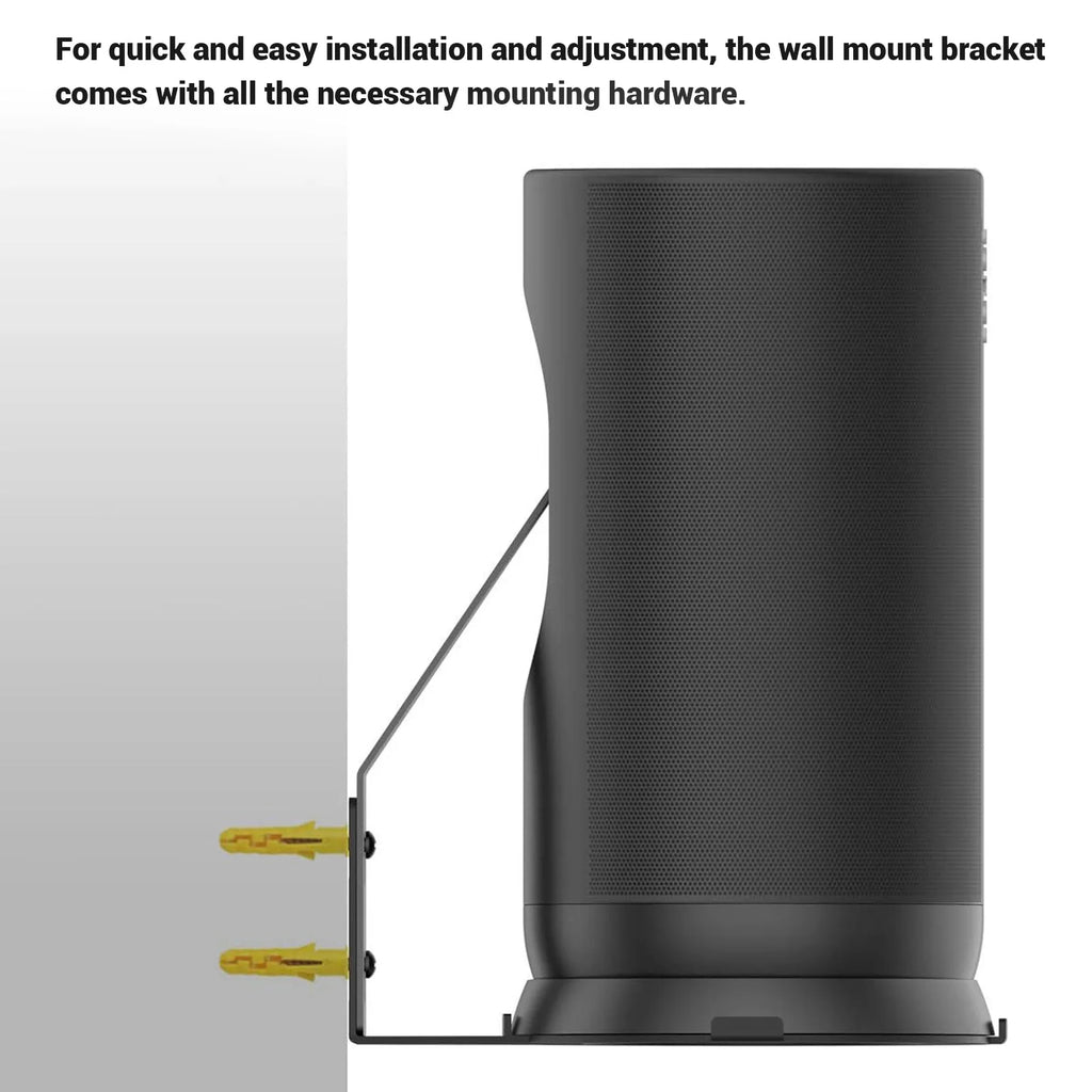 Speaker Mounting Shelf Heavy Duty Aluminum Alloy Speaker Wall Mount Weather Resistant for Move 2 for Bricks Masonry Wood Posts