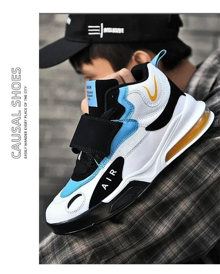 2025 Air Cushion Basketball Sneakers | Breathable Men & Women Outdoor Training Shoes