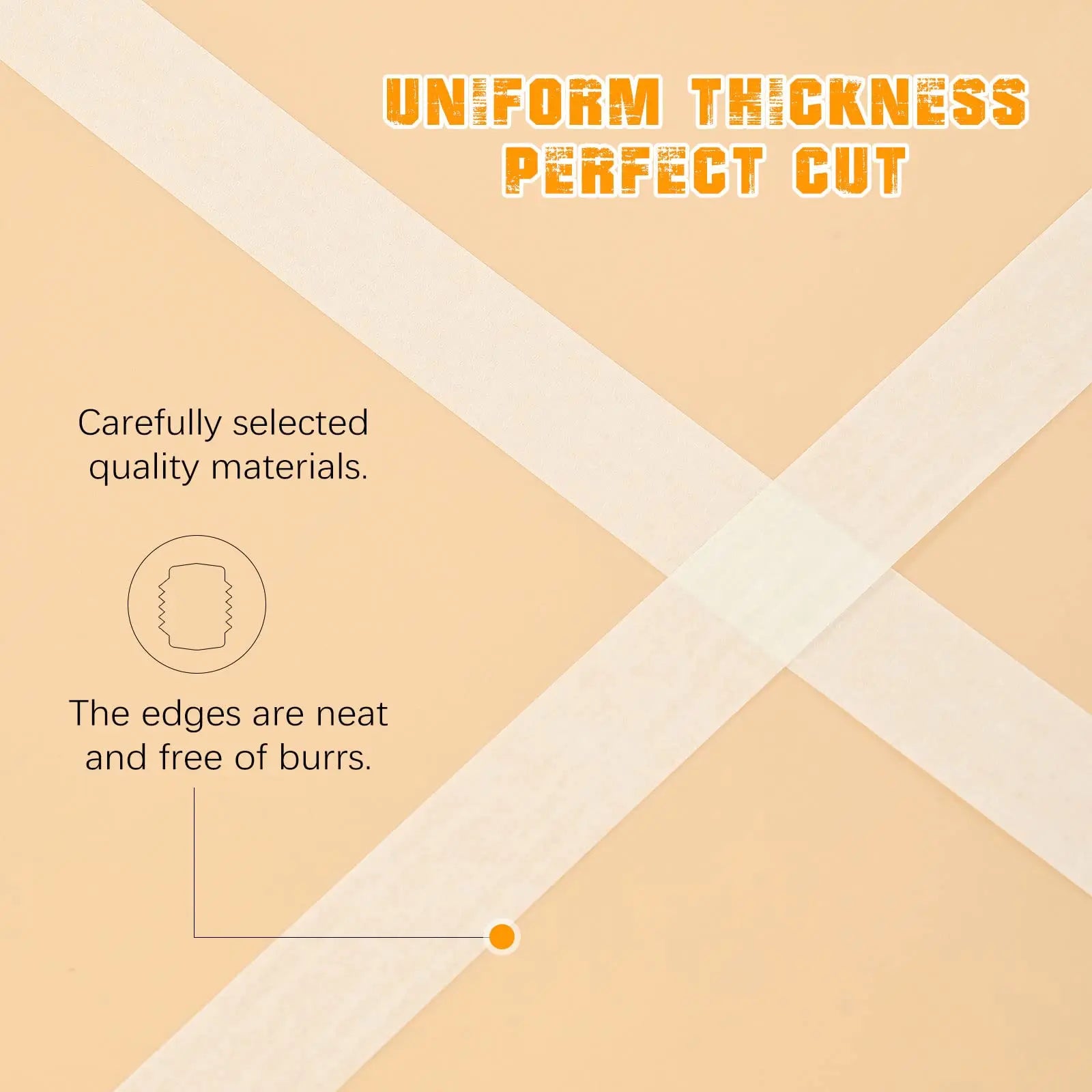 3-Pack Masking Tape 2in x 55yd | General Purpose Multi-Surface Tape for Painting & Craft