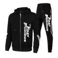 Men’s Racing Style Tracksuit Jacket and Sweatshirt Speed Car Graphic Casual Streetwear