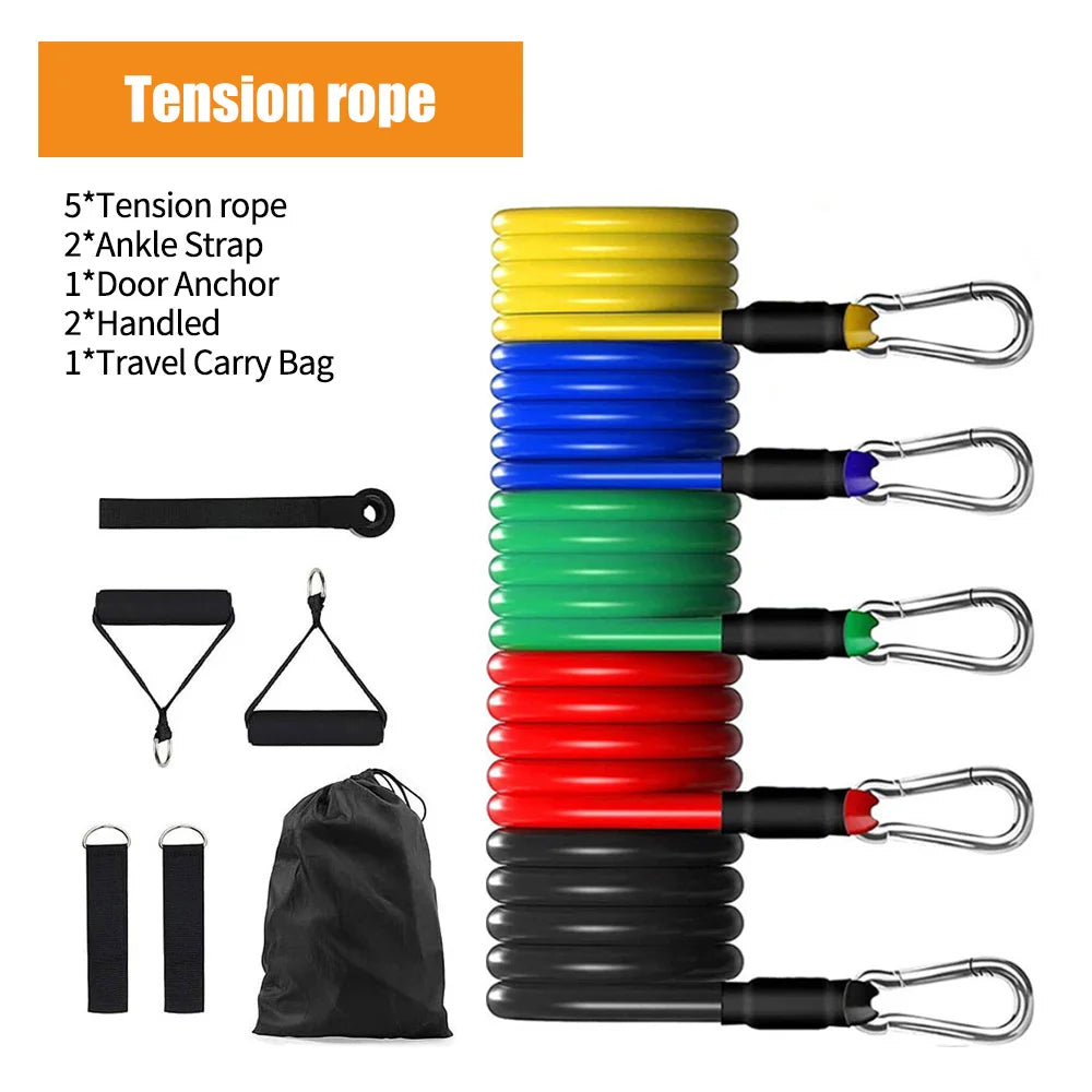 Exercise Resistance Bands Set for Strength Training at Home