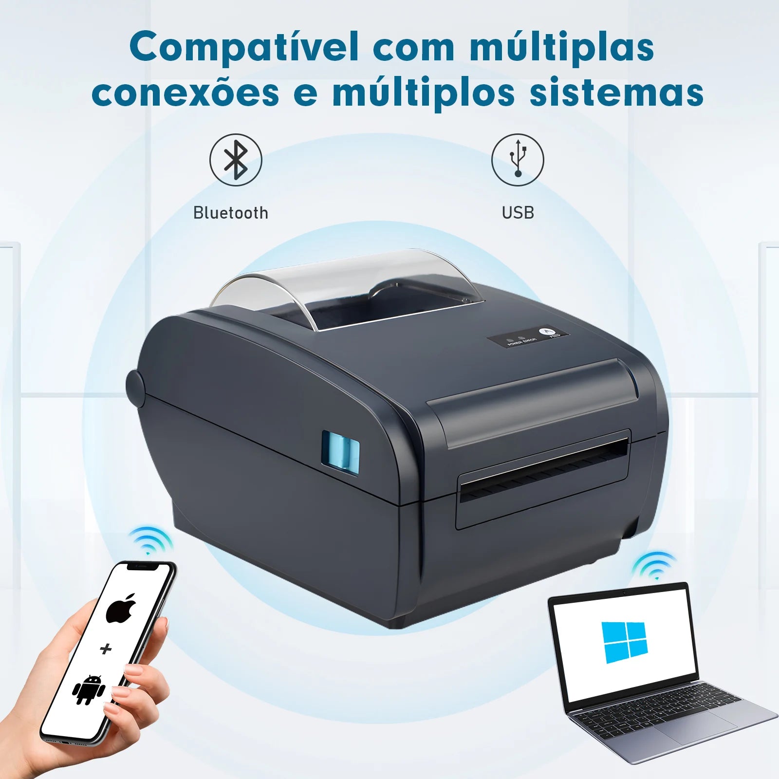 Labeler, Label Printer, Labeler, Portable Printer, Label, Support Bluetooth USB, Label Printer