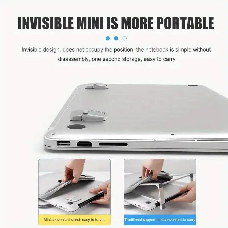 Laptop Stand For Computer Keyboard Holder Mini Portable Legs Laptop Stands For Macbook Huawei Xiaomi Notebook Support - trendingshoping.com