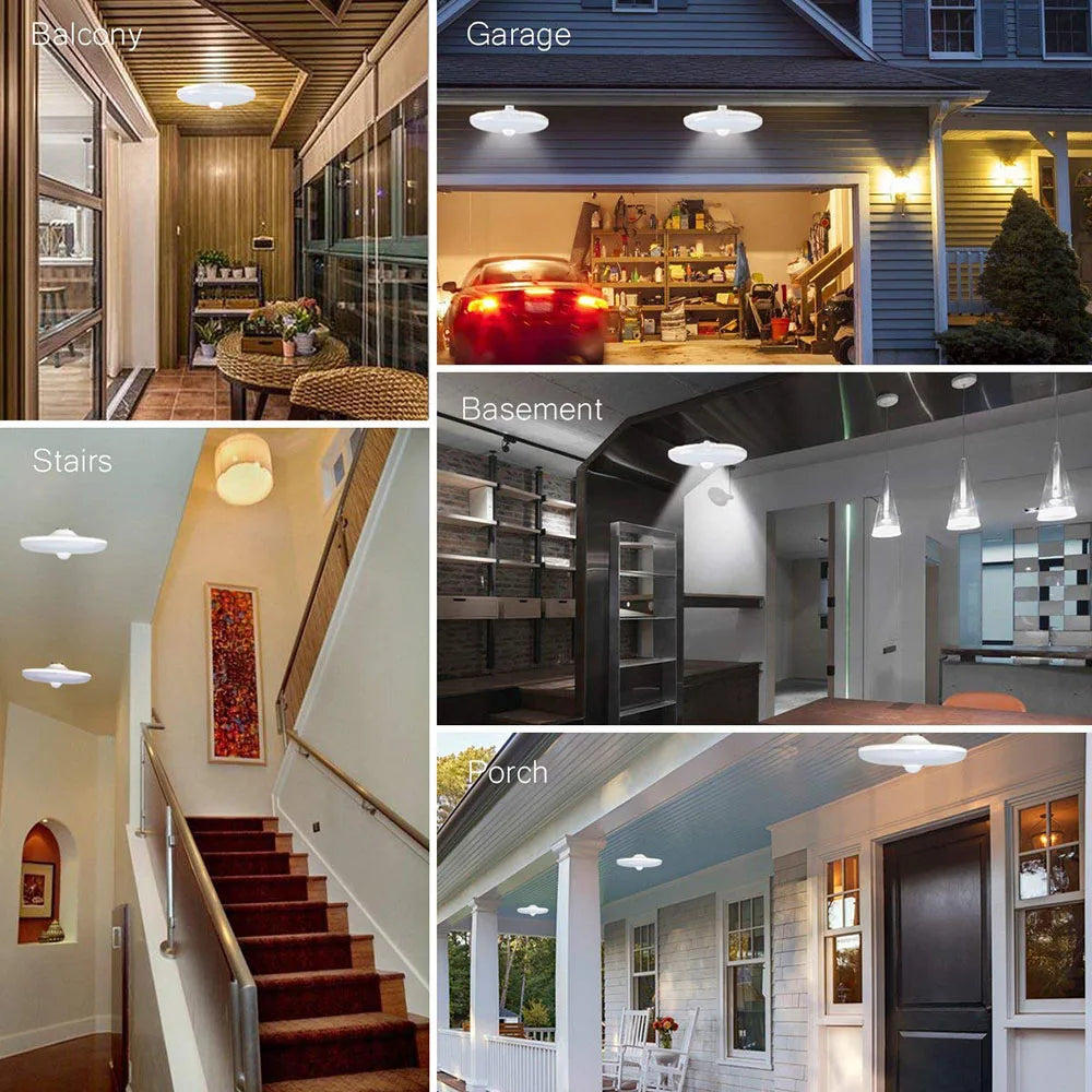 Smart Home LED Ceiling Light With PIR Motion Sensor 20W 30W AC Indoor Lamp For Room Hallway Corridor