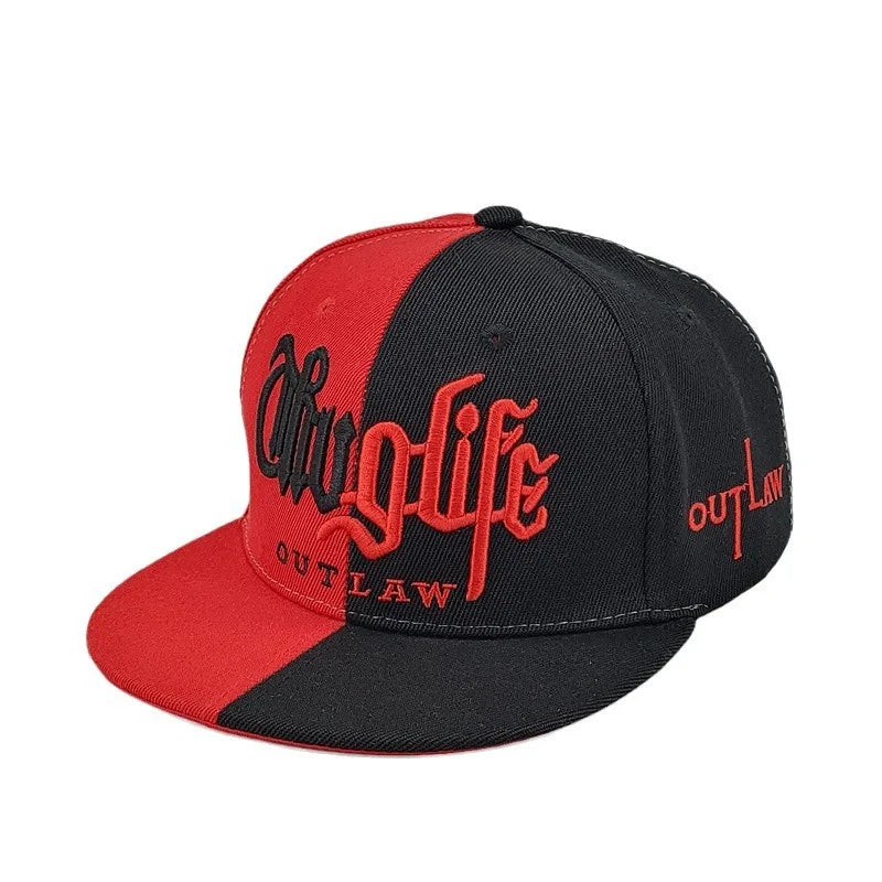 Fastball Embroidery HipHop Baseball Cap – Adjustable Snapback Hat for Adults