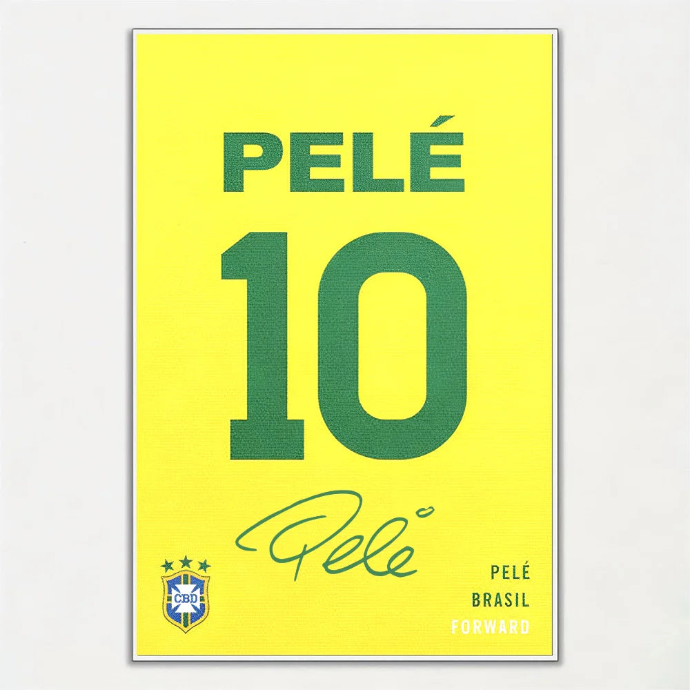 Football Jersey Name Poster Home Living Room Bedroom Bar Cafe Wall Art Decor