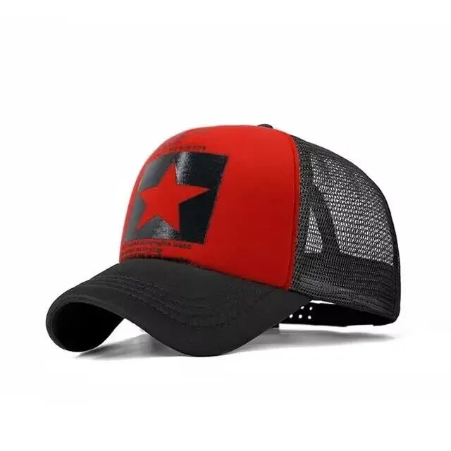 Hip Hop Snapback Cap - Fashion Baseball Mesh Hat for Outdoor Casual Wear, Spring & Summer