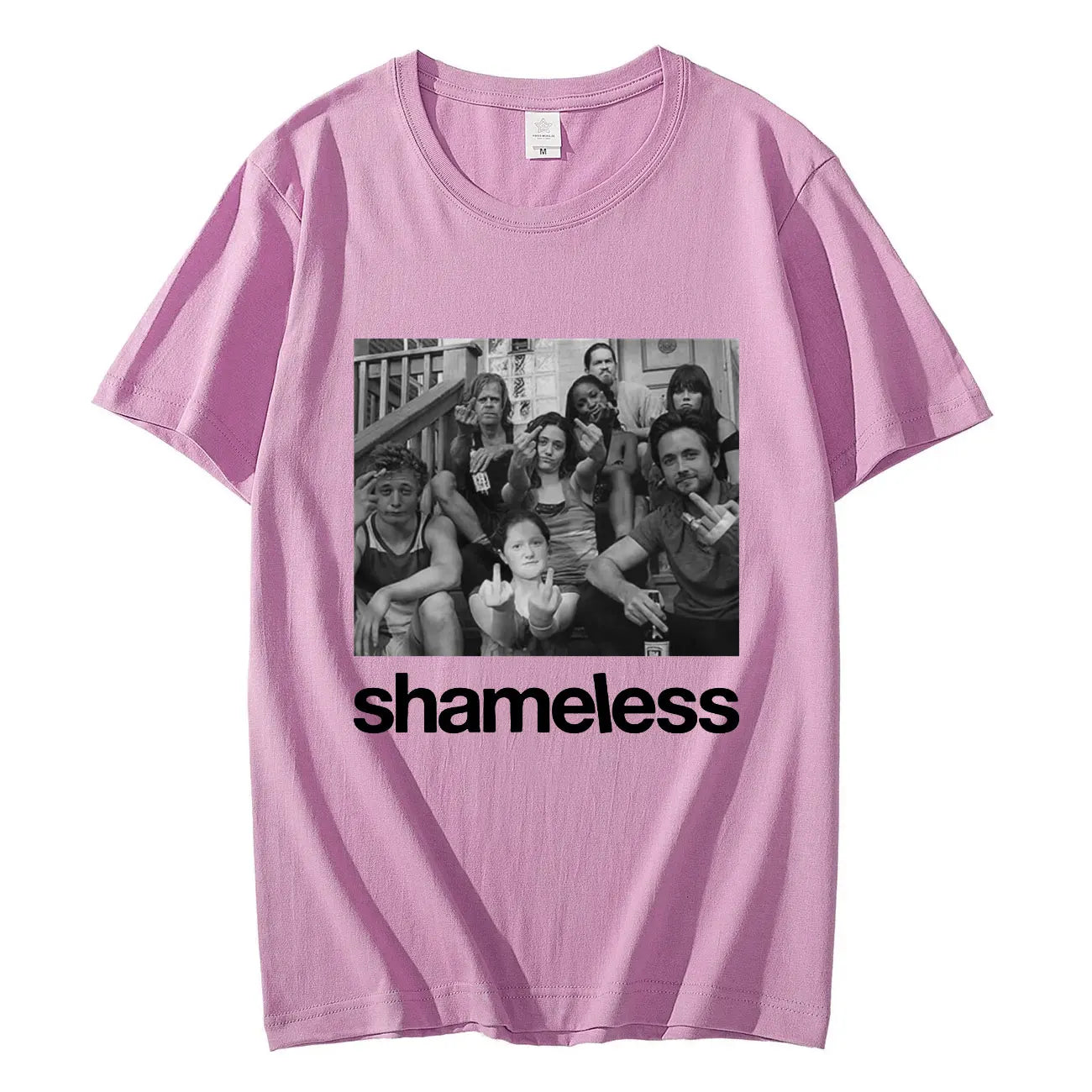TV Play Shameless Graphic T Shirts Men's Women's Fashion Vintage Short Sleeve T-shirt Streetwear 100% Cotton Oversized T-shirts