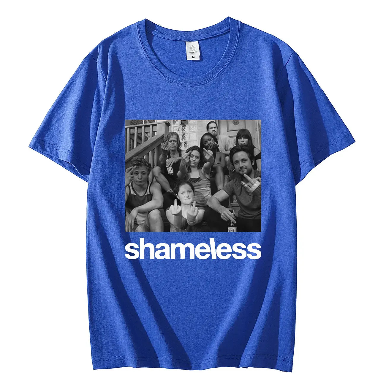 TV Play Shameless Graphic T Shirts Men's Women's Fashion Vintage Short Sleeve T-shirt Streetwear 100% Cotton Oversized T-shirts