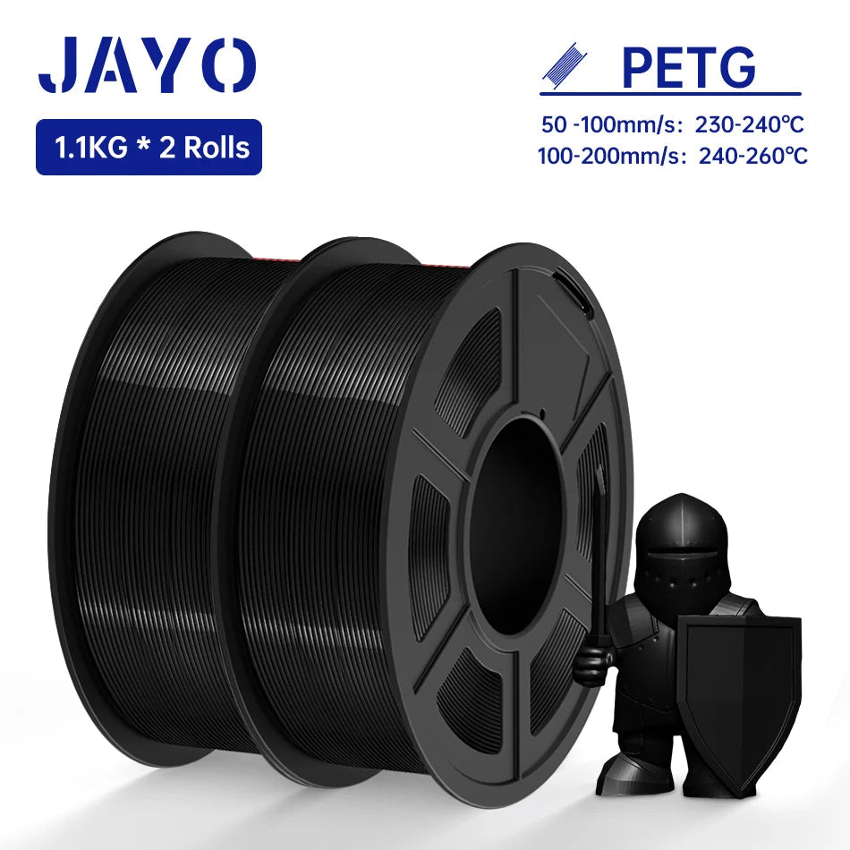 JAYO PETG/PLA/SILK/PLA Meta/PLA+/ABS 2Rolls 3D Printing Filament 1.75MM Children Creative Model Material For 3D Pen Filament - trendingshoping.com