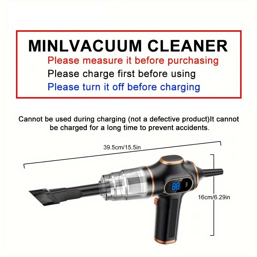 BELIBUY Portable Car Vacuum Cleaner Multifunctional Household Cleaning Machine High-Power Office Strong Carpet Cleaner Machine - trendingshoping.com