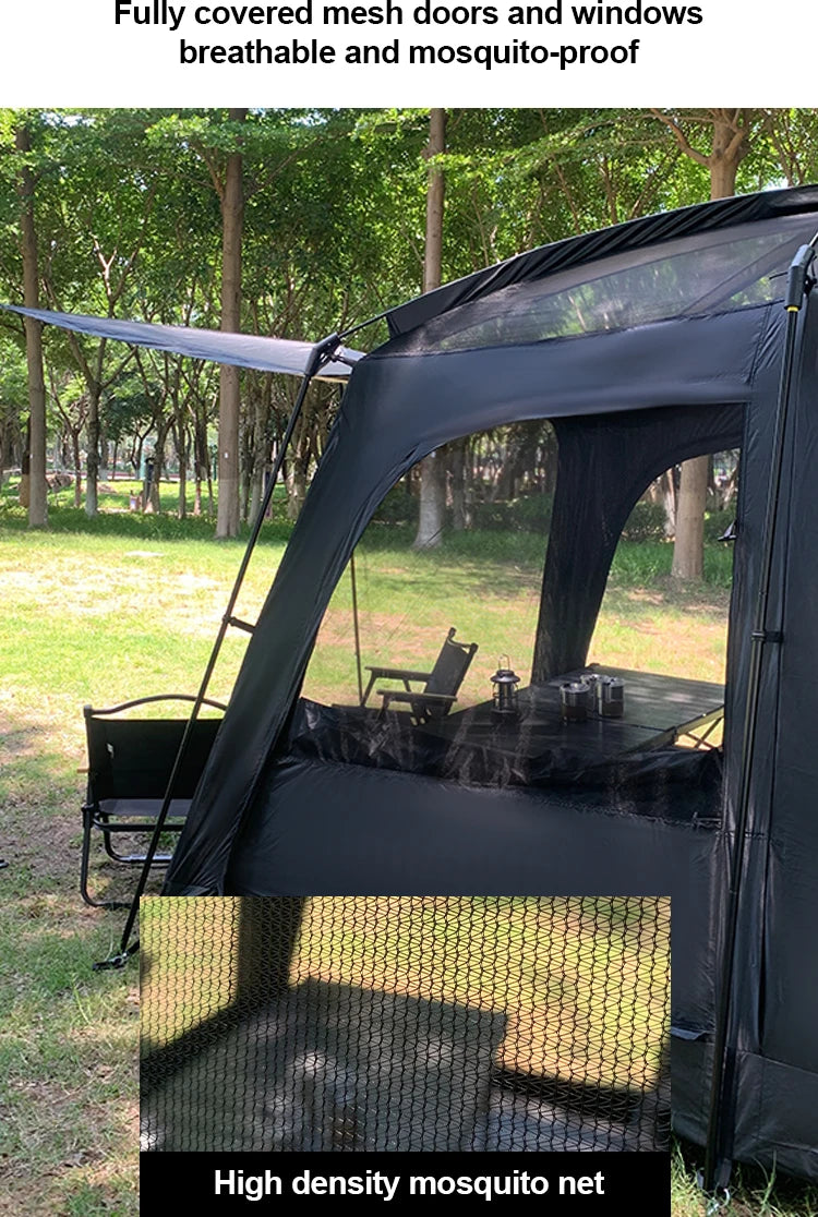 Large Camping Tent For 8 To 12 Person Two Room Waterproof Windproof Outdoor Family Tent With Rainfly Instant Cabin Use