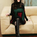 Western Style Sweater Dress Lazy Style Loose Fitting Women's Clothing Fashionable Knitted Mid Skirt for Women