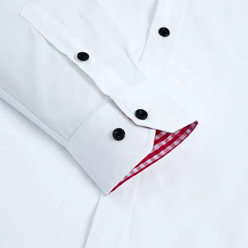 Men’s Long Sleeve Non-Iron Dress Shirt Regular Fit Formal Business Button Shirt