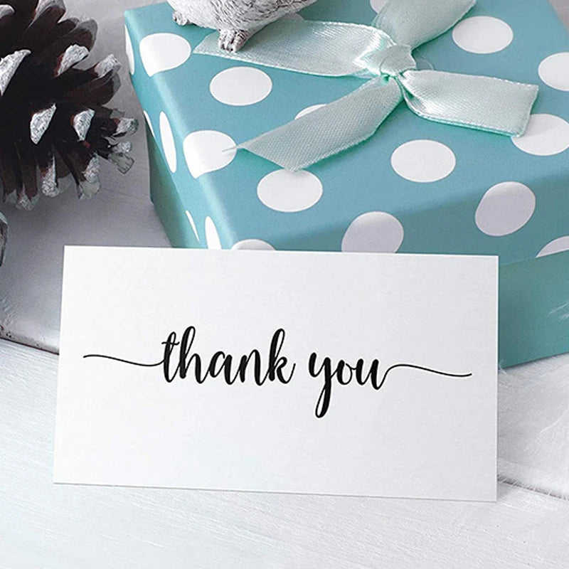 50pcs Thank You For Your Order Card Custom Write Your Business Card Small Business Gifts Decoration Goods Follow Card