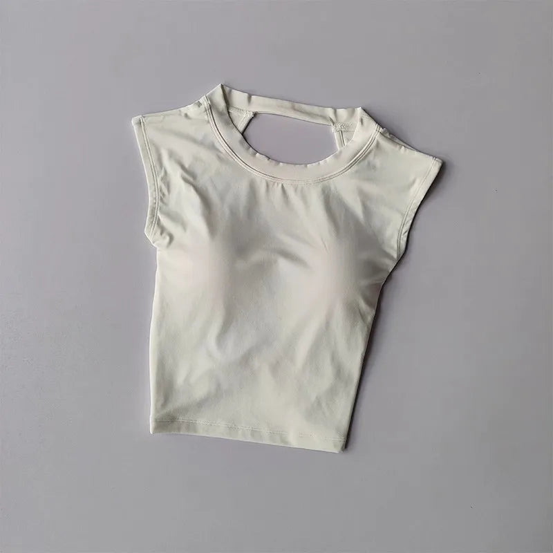 Women Quick Dry Sports Vest Tight Fit Yoga Top