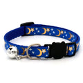 Pet Collar with Bell Adjustable Cartoon Print for Dogs Cats